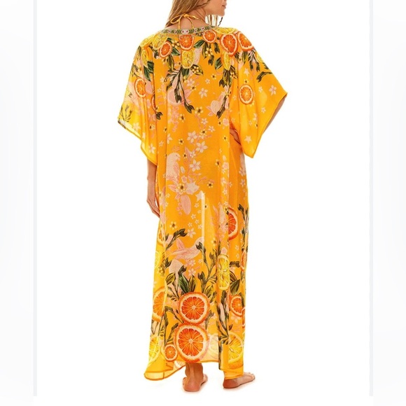 Agua Bendita Selam Vita Tunic Cover up Caftan NWT One Size - Picture 14 of 16